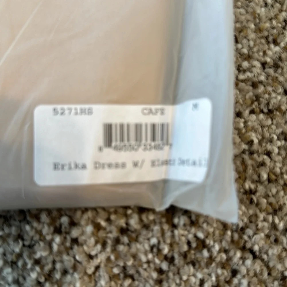 Nation LTD Erika Dress W/Elastic Detail, NWT, Cafe Au Lait, Medium - Picture 8 of 9